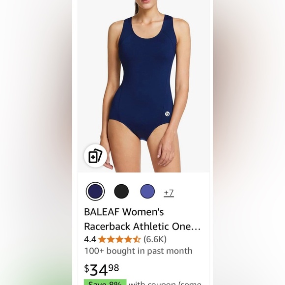 NWT-BALEAF WOMENS RAZORBACK
☀️SWIMSUIT 🌸 - Picture 5 of 6